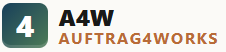 A4W Auftrag4Works Produktlogo