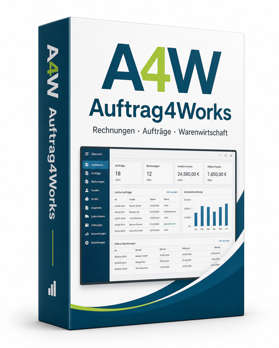 A4W Auftrag4Works Softwarepaket